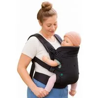 Forrlite Babytrage Babytrage 4-in-1 Trage-Ergonomisch für Neugeborene und ältere Babys, Babytrage,Marsupi Babytrage,Rookie Babytrage