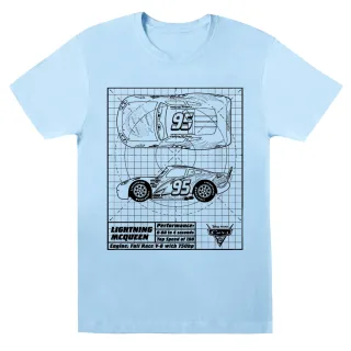 Disney - "Cars" T-Shirt für Damen (Babyblau)