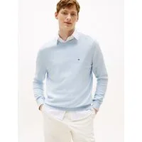 Tommy Hilfiger Rundhalspullover ESSENTIAL COTTON Crewneck Regular Fit Premium Mode