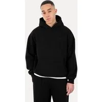 Smilodox Hoodie Kaleo, Kapuzenpullover Oversize mit Logo Stickerei und Kängurutasche Tunnelzug, Kapuze, Rippbündchen,Urban Streetwear, Sport, Freizeit