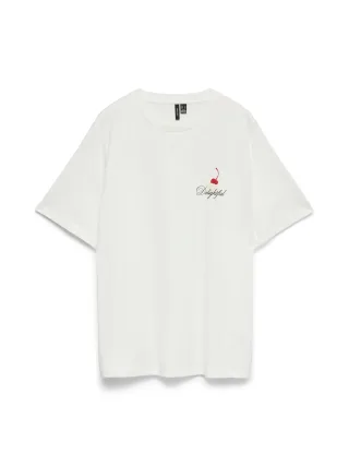 VERO MODA - VMZANDRA CATY SS TOP BOX JRS Snow White - Gr. - XS