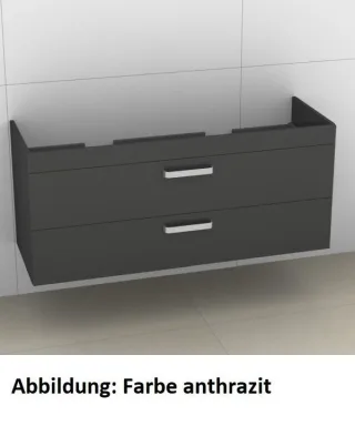 Artiqua 414 Waschtischunterschrank für Sentique 5126D1 Oxid Dunkelgrau quer, 414-WU2L-V41-7184-723 414-WU2L-V41-7184-723