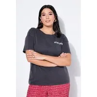 Studio Untold T-Shirt T-Shirt oversized Flowers-Statement Acid Wash