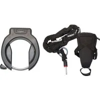 Abus Rahmenschloss Pro Amparo 4750 X NR + Zusatzkette Pro Sh