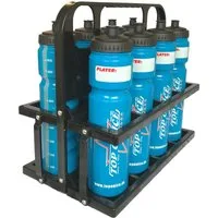 STEEL Trinkflasche STEEL Flaschenträger Set inkl. 8 TOI Flaschen