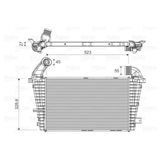 Valeo Ladeluftk?hler Opel Astra H 1.7 CDTI