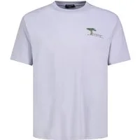 Eight2Nine T-Shirt Herren T-Shirt mit Backprint Relaxed-Fit Shirt, großes Motiv hinten, kleiner Print vorne
