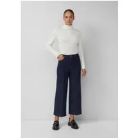 s.Oliver Weite Jeans Jeans-Hose SURI Culotte-Jeans Suri / Regular Fit / High Rise / Wide Leg / Biesen