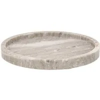 houseproud Dekotablett Orbit Dekotablett - rundes Tablett aus Marmo