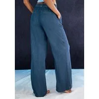H.I.S Schlupfhose weites Bein, in Denim Optik