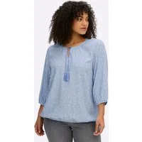 Sheego Klassische Bluse Tunika 3/4-Arm
