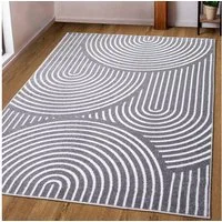 OTTO home Teppich Fadel, rechteckig, Höhe: 9 mm, 3D-Effekt, softer Kurzflor, pflegeleicht, leichter Glanz, Scandi-Look