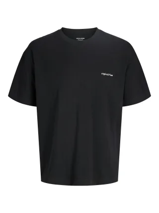 JACK&JONES - JORMONTAUK BACK GRAPHIC TEE SSCN EA26 SN Black - Gr. - XL
