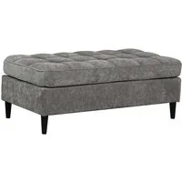 Dorel Home Hocker LINDHUS, Chenille, Modul für die Lindhus-Sofas- Breite 120 cm, verlängert das Sofa zum Schlafsofa, Relaxsofa....