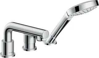 Hansgrohe 3-Loch Wannenmischer Talis S F-Set chrom Wannenrandmontage, 72416000 , 72416000 72416000