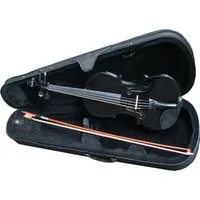 MSA Violine 4/4 Geige - Geigenset Bogen, Koffer, Kolophnium, Feinstimmer, aus Ahornholz