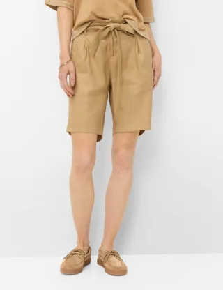 Brax Damen Bermuda Style MAINE B GOLDEN BEIGE, Beige, Gr. 46