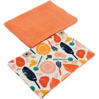 Egeria Geschirrtuch PAN, (Set, 2-tlg), 2x 40x60 cm
