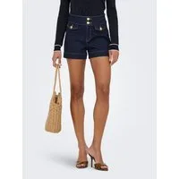 ONLY Jeansshorts ONLEMILIA HW GOLD BUT DNM SHORTS NOOS Materialmix, regular fit, High Waist