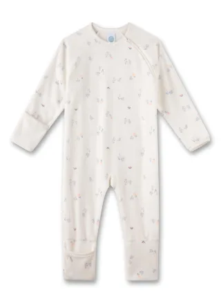 Sanetta - Strampler/Overall white pebble - Gr. - 098