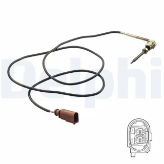 Delphi Abgastemperatursensor VW Touareg 3,0 TS30174