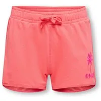 KIDS ONLY Sweatshorts KOGAMANDA LIFE STRING SHORTS UB FR SWT mit kleinem Motiv am linken Bein