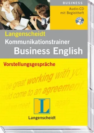 Kommunikationstrainer Business English Audio-CDs Vorstellungsgespräche 1 Audio-CD [Audio CD] [2001] Murray Joelle Gröning Victoria