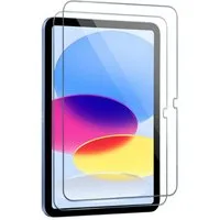 CLM-Tech Displayschutzglas 2x für iPad 11 A16 2025 Panzerfolie kristallklar für iPad 11 A16 2025 & iPad 10 2022, Panzerglas Folie - Anti-Fingerabdruck und kratzfest -, 2 Stück, Kristallklar