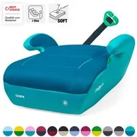 Daliya® Kindersitzerhöhung QUBIX I-Size Sitzerhöhung, Kindersitzerhöhung, Kindersitz, ab: ab 6 Jahre oder 125cm Körpergröße, bis: bis 12 Jahre oder 150cm Körpergröße, ab: 125 cm, bis: 150 cm, (Packung, 1-tlg), I-Size, Gurtfix, ergonomisch, weich, was