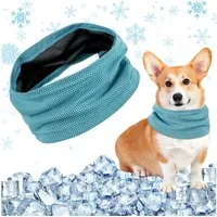 Srvillg Tier-Halstuch Hunde Kühlhalsband – kühlender Hundeschal, Cooling Bandana für Sommer, Hund Halstuch gegen Hitze