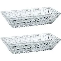 Nachtmann Schale Nachtmann Bossa Nova Schale rechteckig 17 cm, 2er-Set