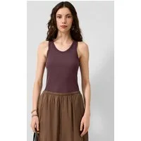 QS Muskelshirt T-Shirt Ripptop mit Meshkante