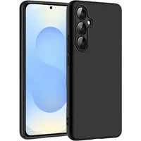 CoolGadget Handyhülle Black Series Handy Hülle für Samsung Galaxy S25 FE 6,7 Zoll, Edle Silikon Schlicht Robust Schutzhülle für Samsung S25 FE Hülle