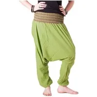 Vishes Haremshose Luftige Sommerhose Haremshose Pluderhose Baggahose, Yogahose