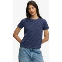 Superdry T-Shirt ESSENTIAL LOGO STR FITTED TEE angenehmes Tragegefühl durch besonders weiche Haptik