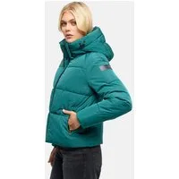 Navahoo Steppjacke Frostherz XIV Kurze gesteppte Damen Winterjacke mit abnehmbarer Kapuze
