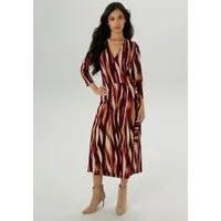 Aniston SELECTED Jerseykleid in femininer Wickel-Optik