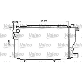 Valeo Motork?hler Peugeot 205 810892