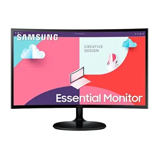 Samsung Essential Monitor S3 S36C [27" Curved 1.920x1.080 75Hz VGA HDMI 4ms Reaktionszeit] schwarz
