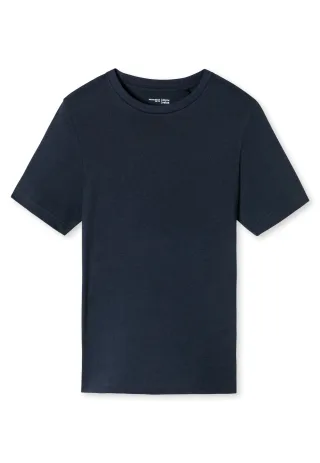 SCHIESSER - T-Shirt Rundhals nachtblau - Gr. - 52