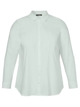 Frapp - Bluse Hemdkragen 1/1 Arm mint - Gr. - 52