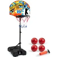 JOYIN Basketballkorb JOYIN 6 Fuß hohes, höhenverstellbares Basketballtor für Kinder