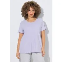 Ulla Popken T-Shirt T-Shirt Rippjersey Classic Rundhals Halbarm