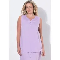 Angel of Style Spitzenbluse Blusentop ärmellos Tunika-Ausschnitt