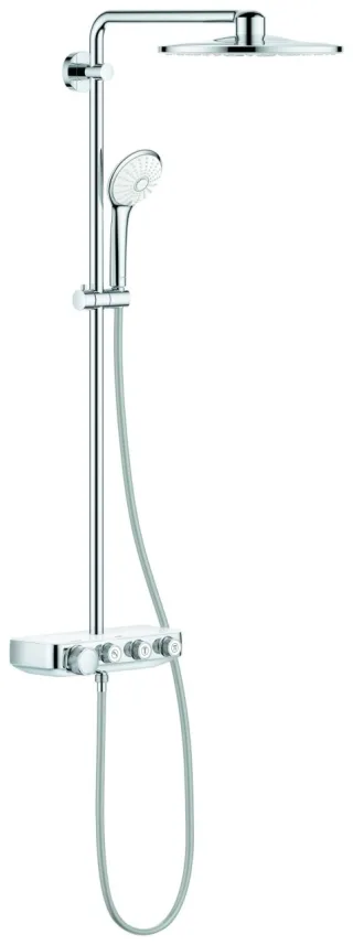 GROHE Duschsystem Euphoria SmartControl 310 Duo 26507 mit THM chrom/moon white, 26507LS0 26507LS0
