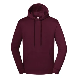 Fruit of the Loom - "Iconic Premium" Kapuzenpullover für Herren/Damen Unisex (Burgunderrot)