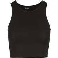 URBAN CLASSICS Muskelshirt Urban Classics Ladies Glitter Cropped Top (1-tlg)