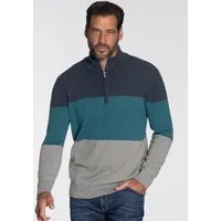 Man's World Troyer Bis Größe 5 XL mit Blockstreifen
