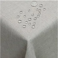 DecoHomeTextil Heimtextilmanufaktur Tischdecke Leinen Optik Tischdecke Tischtuch Abwaschbar Wasserabweisend