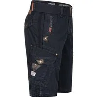 Geographical Norway Shorts Herren Cargo Shorts kurze Hose knielang Short Bermuda Sommer Freizeit